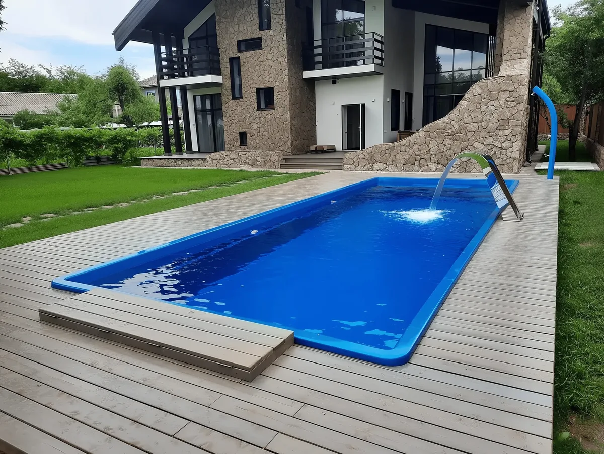 Композитный бассейн Laguna 9 — вид сверху в Калининграде